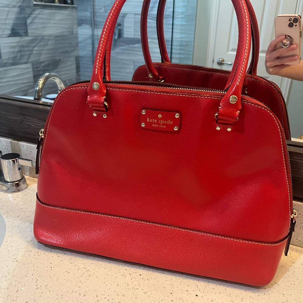 DONATING tomorrow. Last chance! Kate Spade Wellesley Leather Satchel
